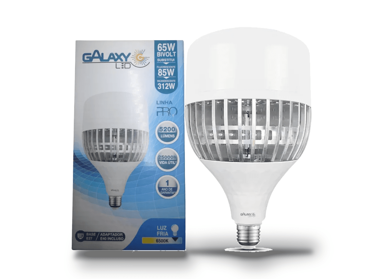 Lâmpada LED Bulbo Galaxy 65W - 6500K