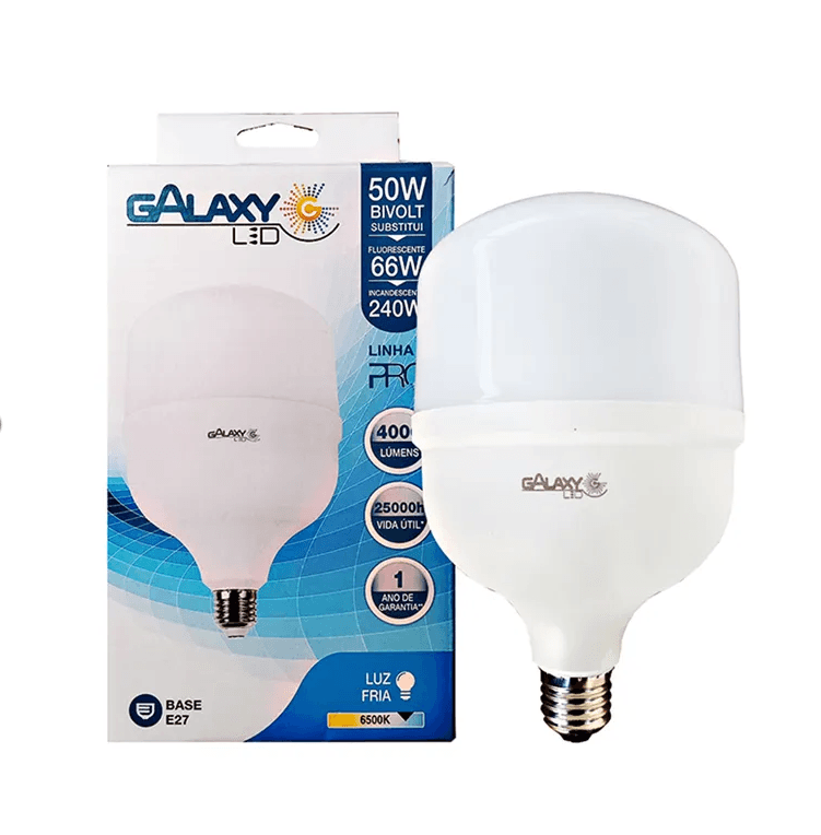 Lâmpada LED Bulbo Galaxy 50W - 6500K