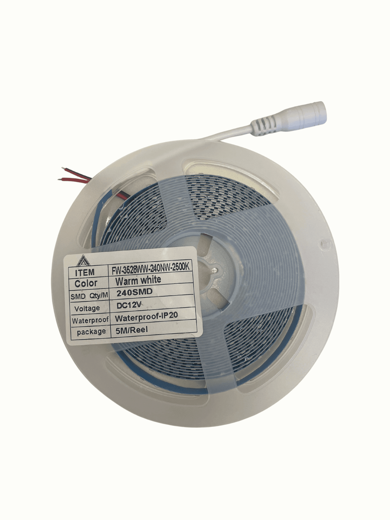 FITA LED - 240LEDS - 2500K - 18W - 12V - 5 METROS