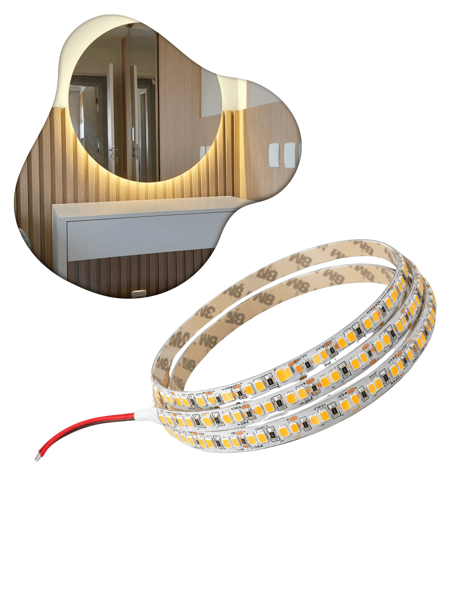 FITA LED 120LEDS - 3000K - 12W - 24V