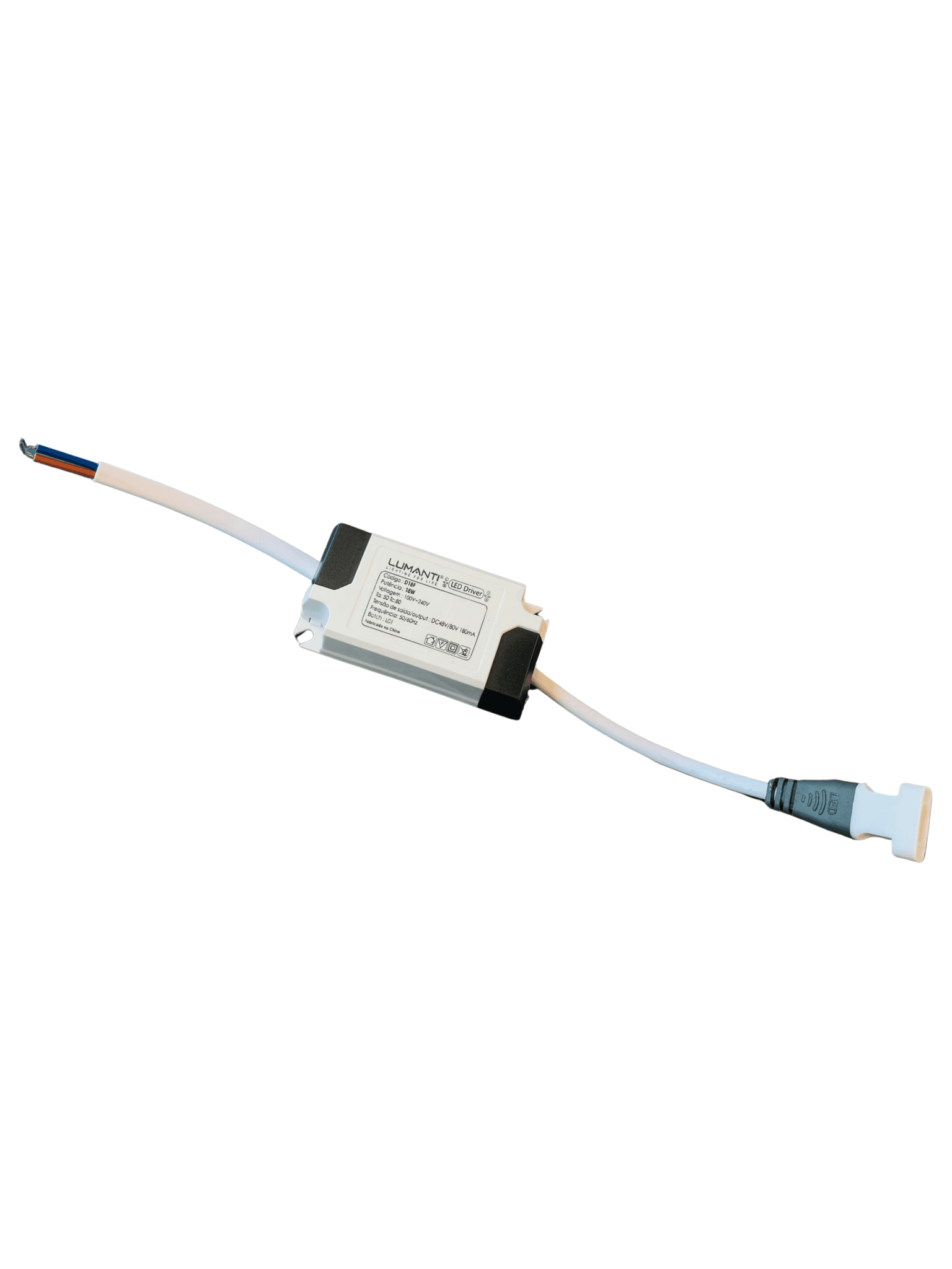 DRIVER PARA PAINEL LED 18W ENTRADA CHATA