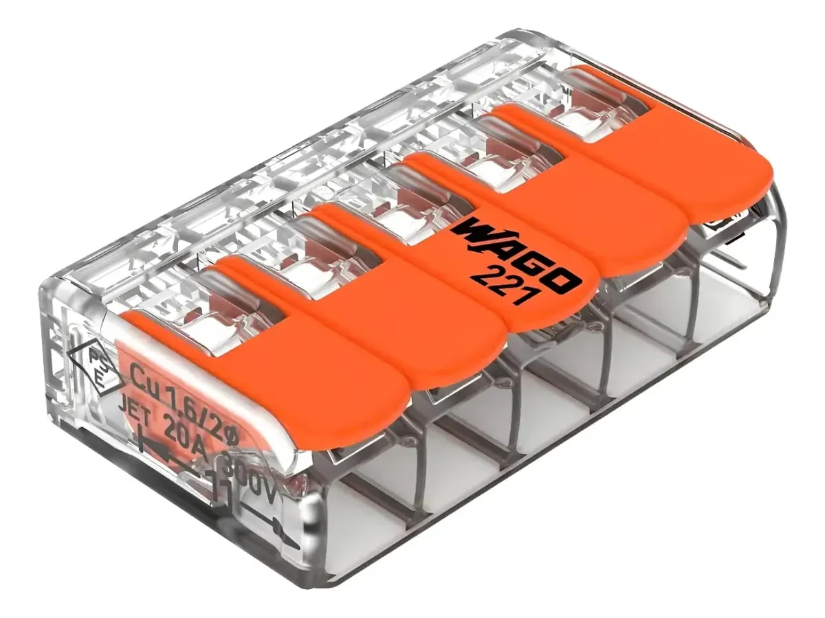 WAGO 5 POLOS 32A 450V