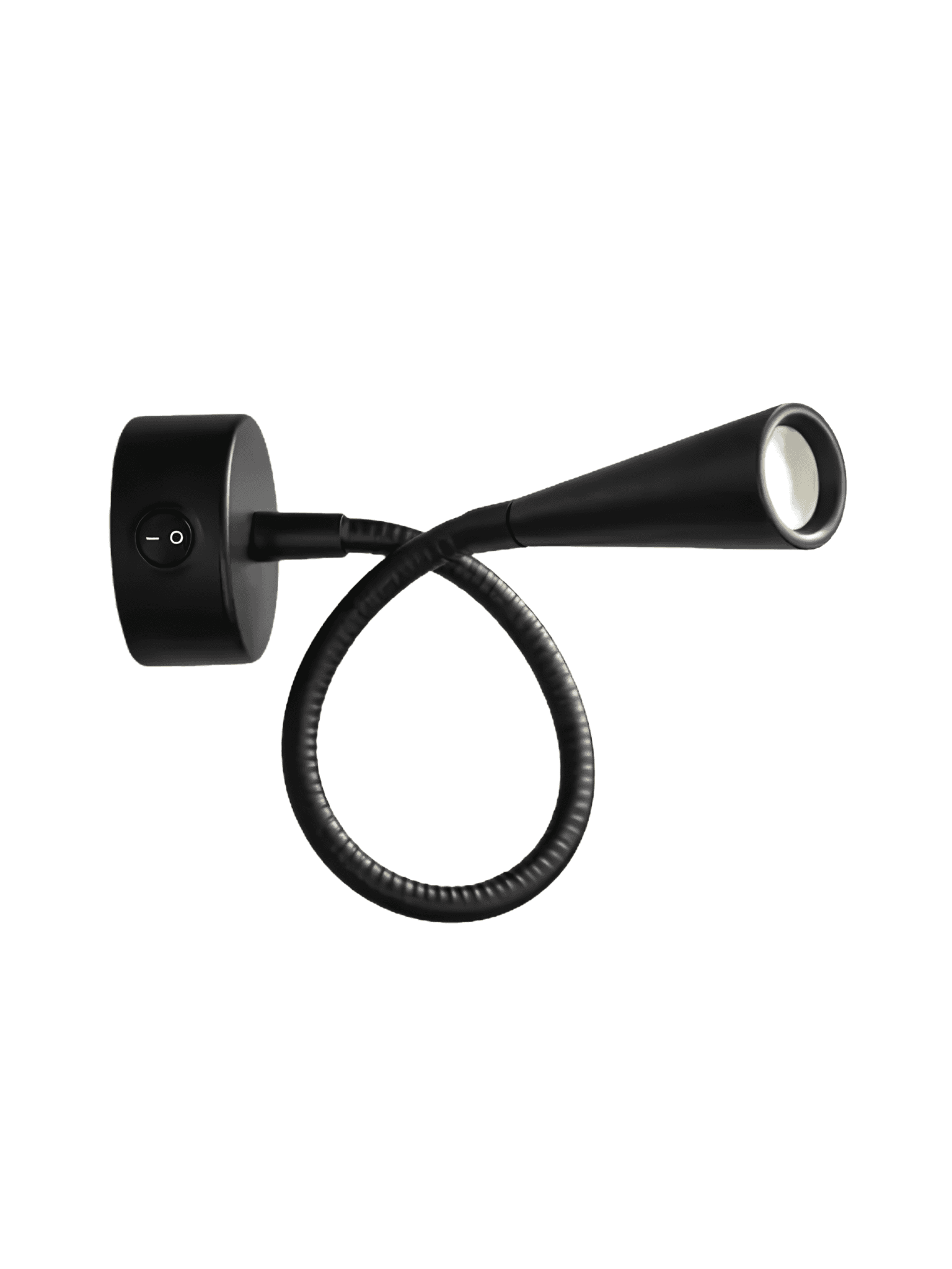 ARANDELA DE LEITURA FLEXIVEL 3W 3000K - PRETO